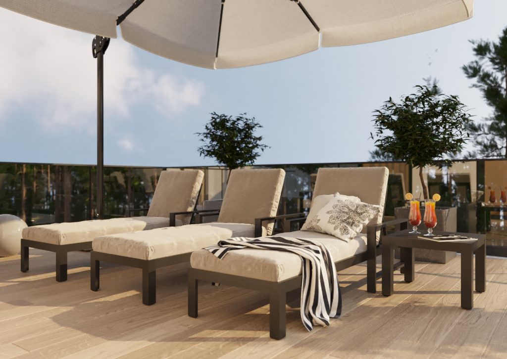 Vizdome Space -  Project of the house with a canopy and terrace  La Bella Villa