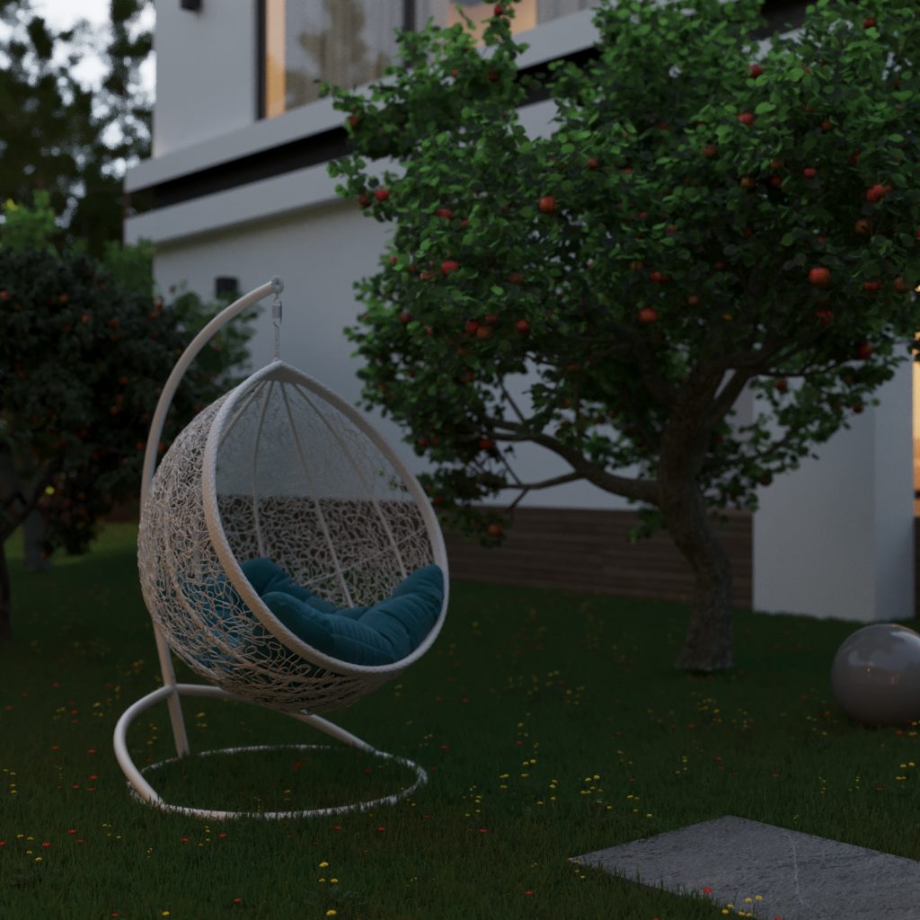 Vizdome Space -  Project of the house with a canopy and terrace  La Bella Villa