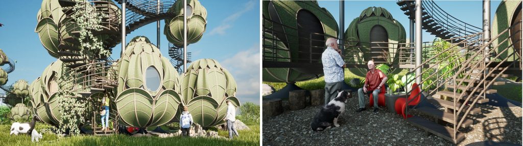 Eco-architecture - The Wasp Nest unit from Vizdome Space