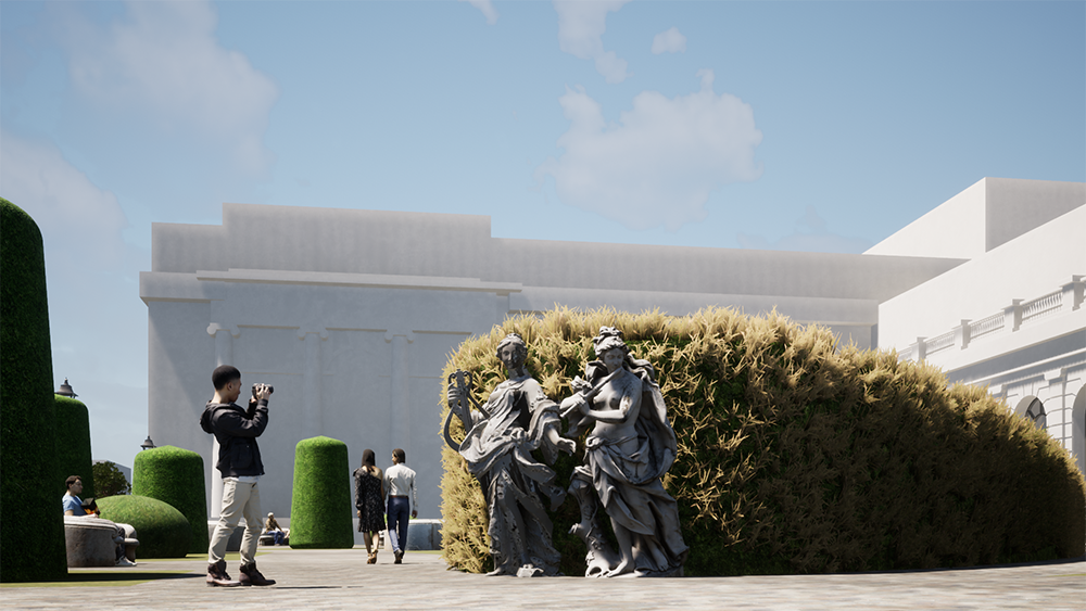Pedestrian zone improvement project in front of the Odesa National Academic Theatre of Opera and Ballet