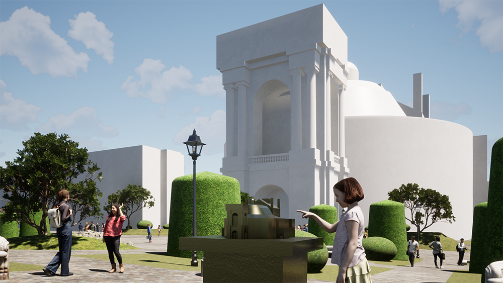 Pedestrian zone improvement project in front of the Odesa National Academic Theatre of Opera and Ballet